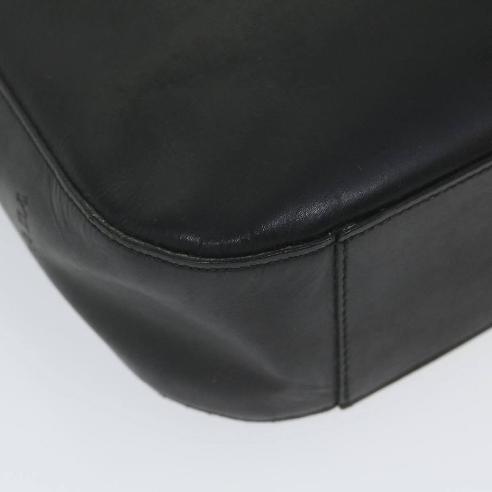 PRADA Shoulder Bag Leather Black Auth 56396 - Picture 14 of 16